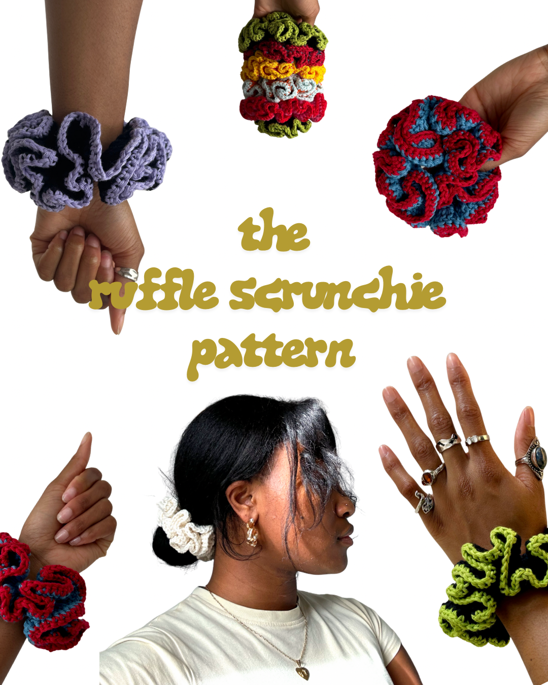 RUFFLE SCRUNCHIE PATTERN
