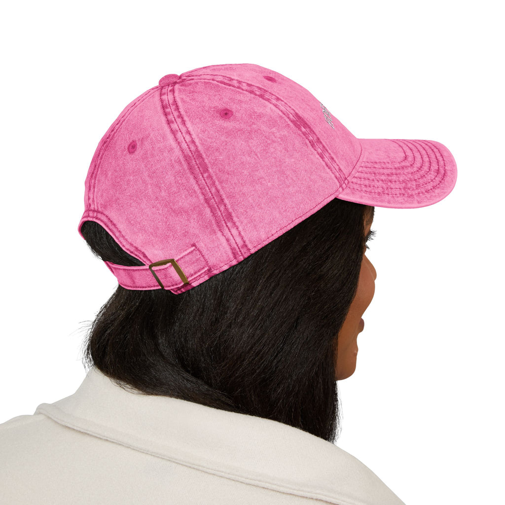 Hoe Of All Hobbies - Vintage Wash Embroidered Dad Cap