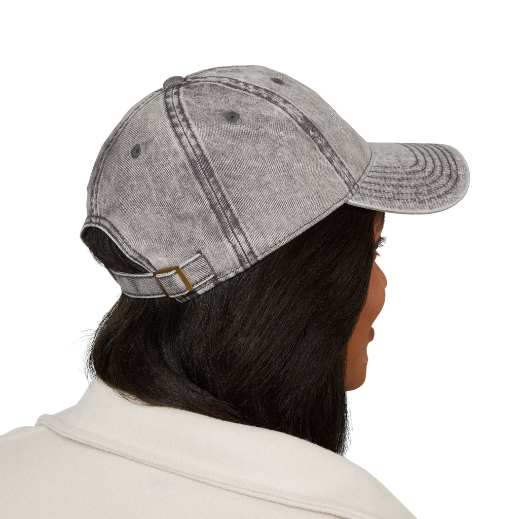 Hoe Of All Hobbies - Vintage Wash Embroidered Dad Cap