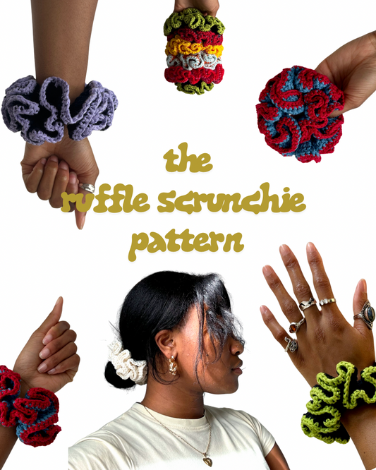 RUFFLE SCRUNCHIE PATTERN