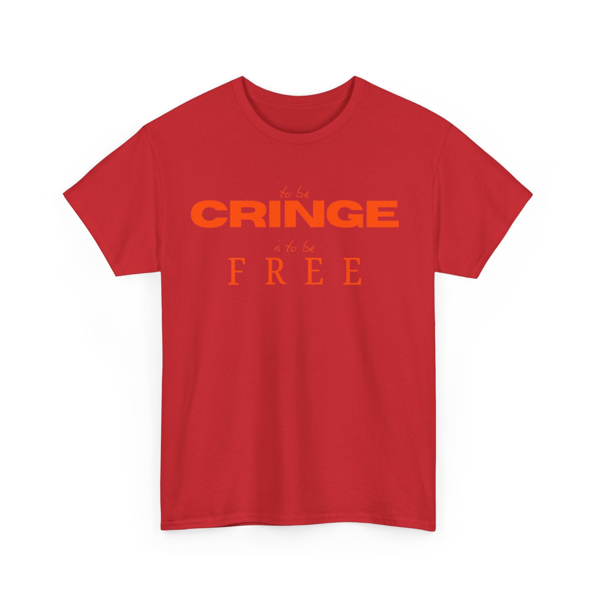 Cringe-Free Graphic Tee — Minimalist Anti-Cringe Statement T-Shirt