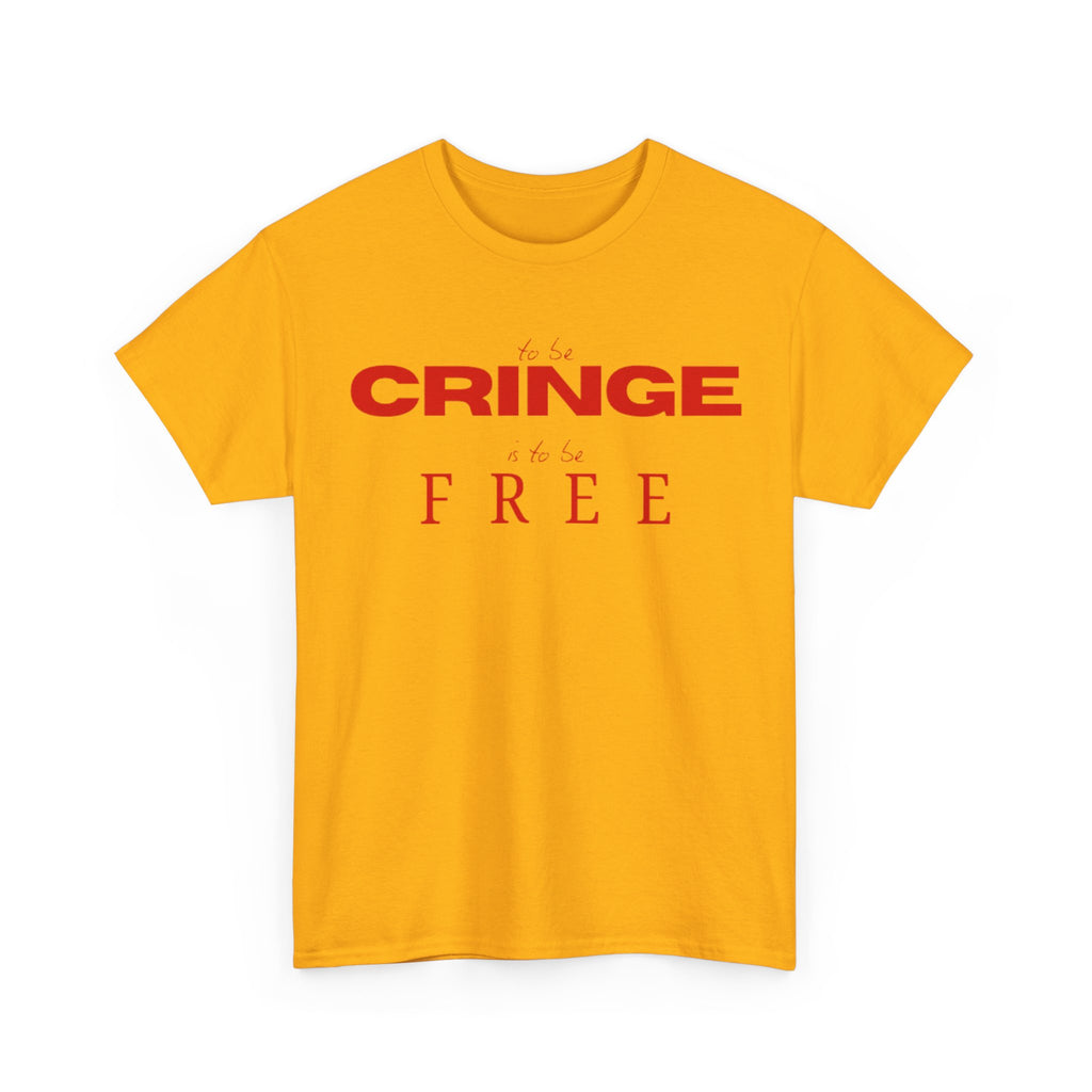 Cringe-Free Graphic Tee — Minimalist Anti-Cringe Statement T-Shirt