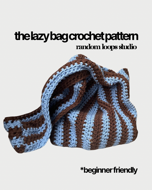 The Lazy Bag Crochet Pattern PDF (DIGITAL DOWNLOAD)